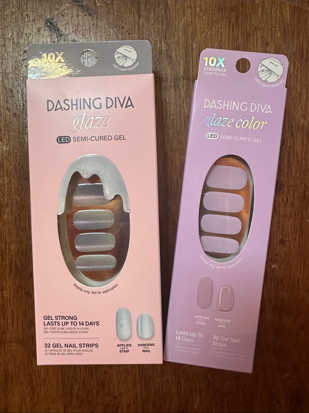 Dashing Diva Glaze Nail Strips two-pack bundle
